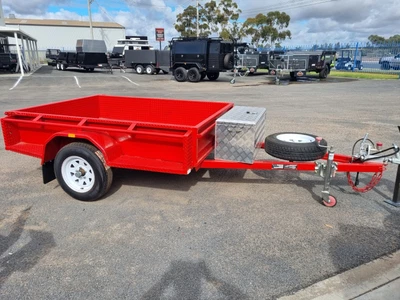 7x5 H/D Box Trailer 1400kg Suspension Australian Made • $3990