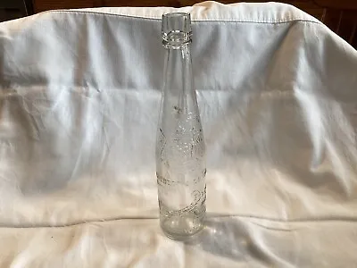 Vintage Garrett & Co Inc Virginia Dare Clear Glass Wine Bottle New York 2/3 Pint • $15.60