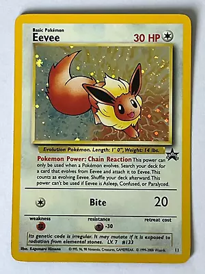 Eevee - Black Star Promo 11 - WOTC HOLO Pokemon Card • £12.95