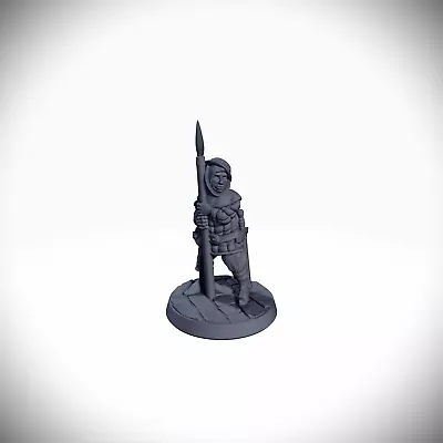 Spearman Guard - Miniature Mini D&D Dungeons And Dragons RPG Figure Game • $2