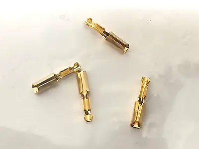 4 X 24K Gold Plated Linn Basik LV V Tonearm Headshell To Cartridge Connectors • £8.99