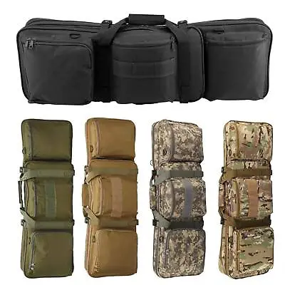 Tactical Hunting Shooting Padded Carry Case Air Rifle Gun Slip Bag 5 Colors UK • £18.29