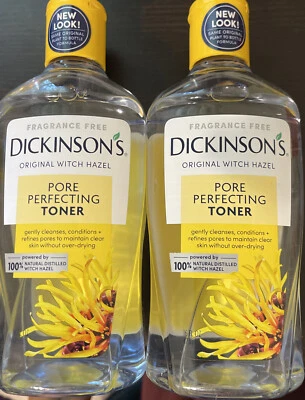 $20 • Buy Dickinson's Witch Hazel Toner Pore Perfecting 16oz ( 2 Bottles ) Yellow