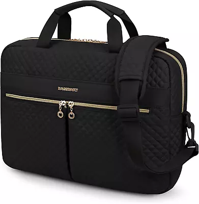 Bagsmart Laptop Bag 15.6 Inch Briefcase For Women Large Case Computer Bag Office • £51.99