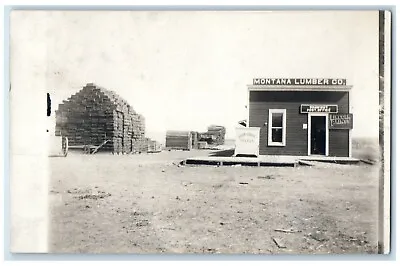 1911 Montana Lumber Co. Lincoln Paints Shawmut Montana MT RPPC Photo Postcard • $59.95