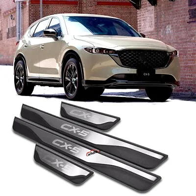 For 2024 Mazda CX5 CX-5 Car Accessories Door Sill Protector Cover Scuff Guard • $31.99