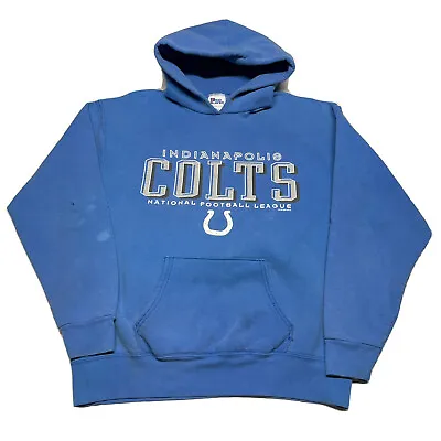 Vintage 90s Indianapolis Colts Hoodie Mens Large NFL Football Hip Hop Hipster • $24.99