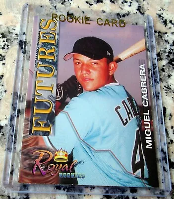 MIGUEL CABRERA 2001 Royal Futures Rookie Card RC Detroit Tigers Triple Crown $$$ • $39.99