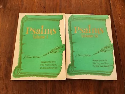 J Vernon McGee Messages On The 5-year Program Thru The Bible Psalms 1 & 3 • $14.44