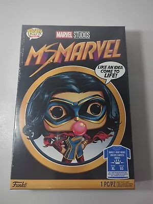 NEW - Size XL Unisex Funko Pop Tees Marvel Studios Ms. MARVEL T Shirt • £11.88