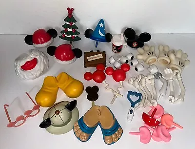 MR. POTATO HEAD DISNEY PARTS / ACCESSORIES LOT OF 30+ PIECES Hats Shoes Santa • $24