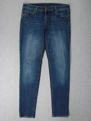 TF03458 **KUT FROM THE KLOTH** SKINNY WOMENS JEANS Sz6 DARK BLUE • $20