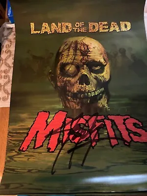 Misfits 'Jerry Only  Autographed-  Land Of The Dead   Poster 20 X28  • $66.66