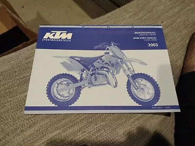 2003 KTM 50 Mini  Junior Senior Gs Adventure Spare Parts Manual Chassis & Engine • $15