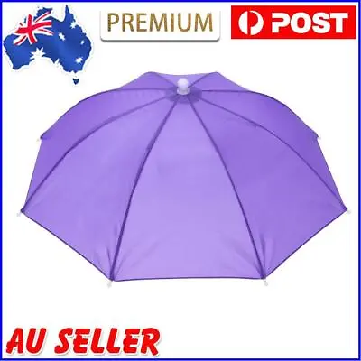 $9.91 • Buy Head Umbrella Anti-Rain Fishing Anti-Sun Umbrella Hat Adults Supplies(C) AU