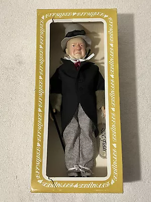 W. C. FIELDS CENTENNIAL DOLL EFFANBEE Collectible In Orig Box W/ Cane & Hat 1980 • $35.95