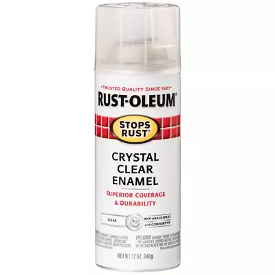 Clear Spray Paint Protective Enamel Gloss 12oz Rust UV Protection Top Coat Metal • $9.99