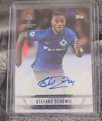 Topps UEFA Champions League Showcase 2017 - Stefano Denswil Auto Club Brugge • £19.99