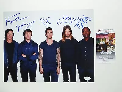 Maroon 5 Signed 11x14 Photo Adam Levine FULL BAND JSA COA • $369.99