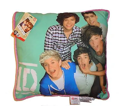 £21.08 • Buy NWT One Direction Cushion Pillow Glitter 16X16 Niall Liam Zyan Harry Louis 1D