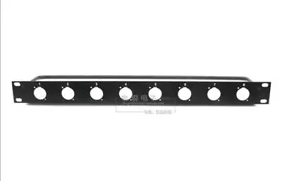 1U 8-Port Cabinet Patch Panel XLR D Type RCA For BNC Speaker Audio Patch Panel • $25.50