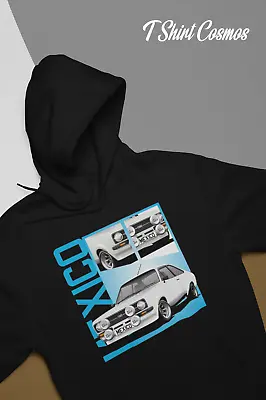 Retro MK2 Escort Mexico Ford Car Hoodie Classic Car Dads Gift Old School Mens • £22