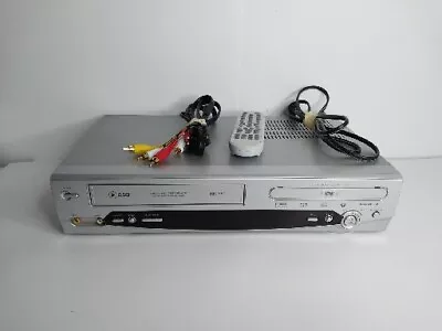 ESA E4000 VCR/DVD Combo Player VHS Works DVD NOT WORKING  SEE DISCRIPTION  PARTS • $19.99