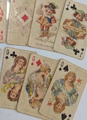 Antique Ferd Piatnik Sons Playing Cards Victorian Vienna 1930s Double Deck 107 • $64.99