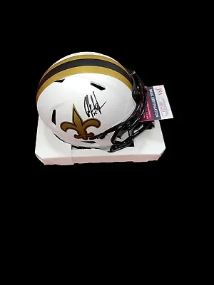 MARK INGRAM Signed New Orleans Saints LUNAR ECLIPSE MINI Helmet NFL BAMA JSA • $149.99