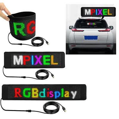 Car LED APP Programmable Showcase Message Sign Scrolling Display Lighting Board • $18.98