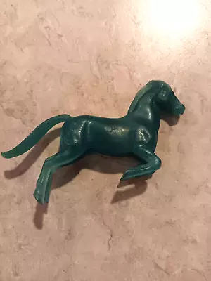 Vintage 1950s Nabisco Cereal Premium Plastic Running Horse Green FS • $17.99