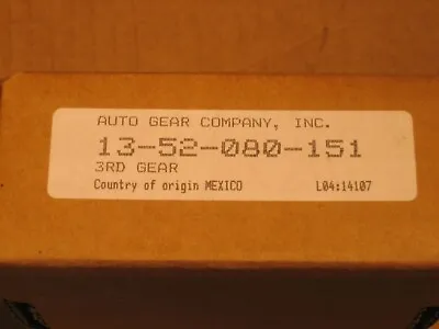 Ford Mustang WORLD CLASS V8 V6 T5 26 Tooth 3rd Gear Fits 065 068 Cluster TREMEC • $92