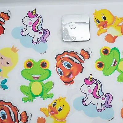 £0.99 • Buy Bathroom Stickers Waterproof Vinyl Colorful Decals Kids Children Baby Fun Play 