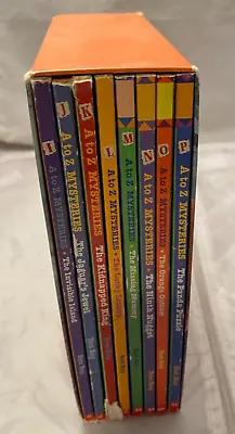 Boxed Set Of A To Z Mysteries Set Of 8 Paperbacks I To P Ron Roy 2002 1st Print • $19.95