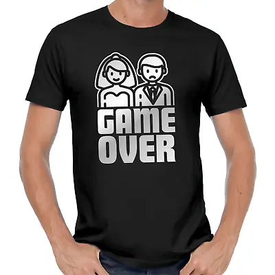 Game Over Stag Party Jga Bridegroom Wedding Married Party Fun T-Shirt • £15.88