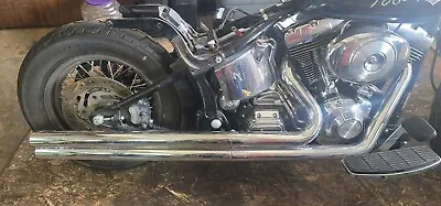 2001 Harley Davidson Softail Classic FLSTC Vance & Hines Big Shots Long Exhaust • $433