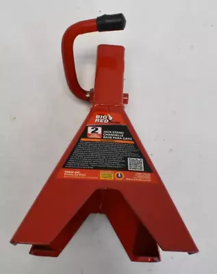 Big Red T42002 Torin Steel Jack Stand 2 Ton 4000 Lb Capacity Red 1 Single Unit • $20.69