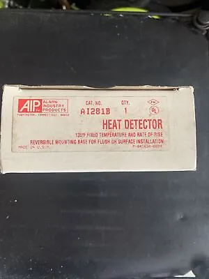 Aip Cat. Number A1281b Heat-fire Detector With Rate Of Rise ---new In Box • $19.99