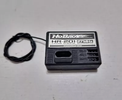 Hobao HR-201 AM 27MHz 2 CH Channel RC Radio Receiver Nitro Vintage Hyper Pirate • £20