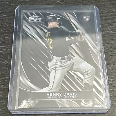 2024 Topps Chrome Black - Henry Davis #41 Pittsburgh Pirates Rookie RC • $6.50