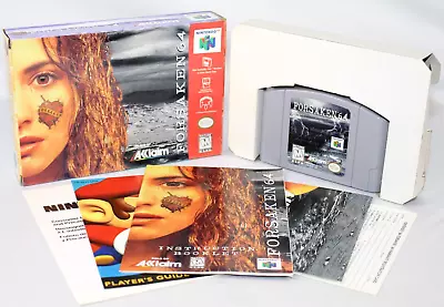 Forsaken 64 N64 Complete CIB Very Good Condition W/ RARE Poster & Registration! • $49.99