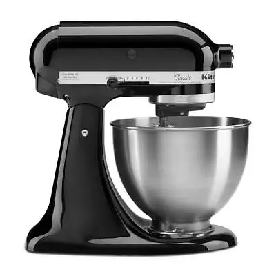 KitchenAid KSM45 Classic Stand Mixer Size 41.4X27.9X41.9cm In Onyx Black • $649.99