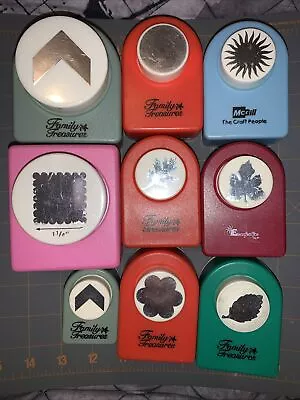 LOT OF 9 Mcgill Family Treasures Emagination Paper Punch  Scrapbooking Crafts • $11