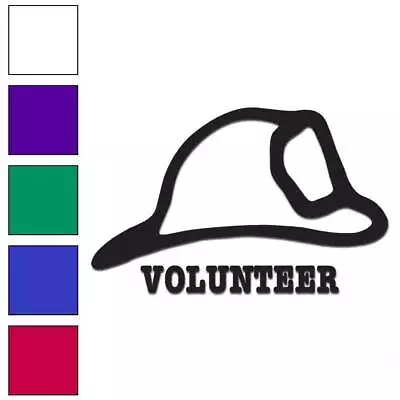 Volunteer Firefighter - Vinyl Decal Sticker - Multiple Colors & Sizes - #6043 • $3.22