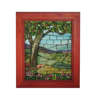 Dale Tiffany Springdale 10  View Mt Mansfield Mosaic Glass Wall Panel - M0004SH • $64.99