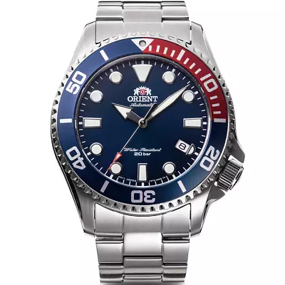 ORIENT SPORTS RN-AC0K03L Mechanical Automatic Watch Blue Dial Pepsi 43.4mm • $503.31