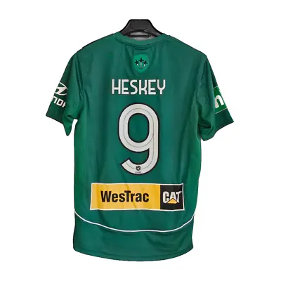 Newcastle Jets 2013-14 A-League ISC Away #9 Heskey Jersey Size XS/S • $100