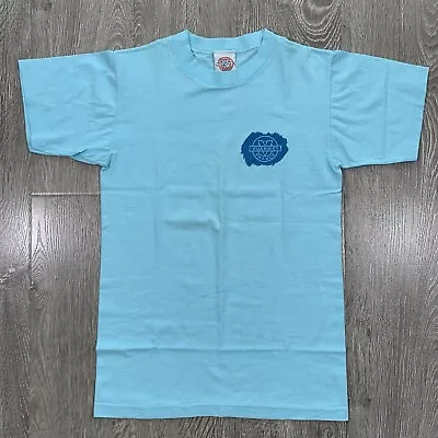 Vintage 80s VUARNET FRANCE Single Stitch T-Shirt BLUE MEDIUM • $35