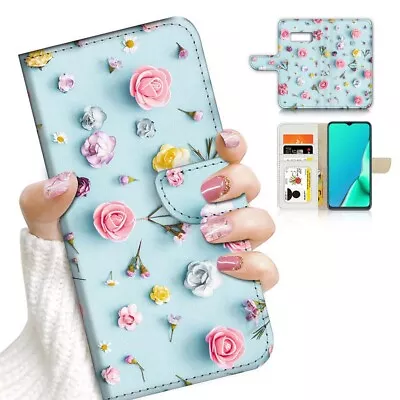 ( For Samsung S8 Plus / S8+ ) Flip Case Cover PB24133 Flower • $12.99