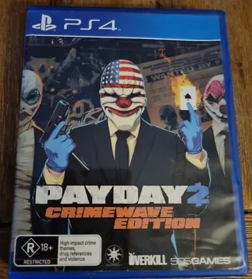 PAYDAY 2 : Crime Wave Edition PlayStation 4 PS4 - Free Postage • $17